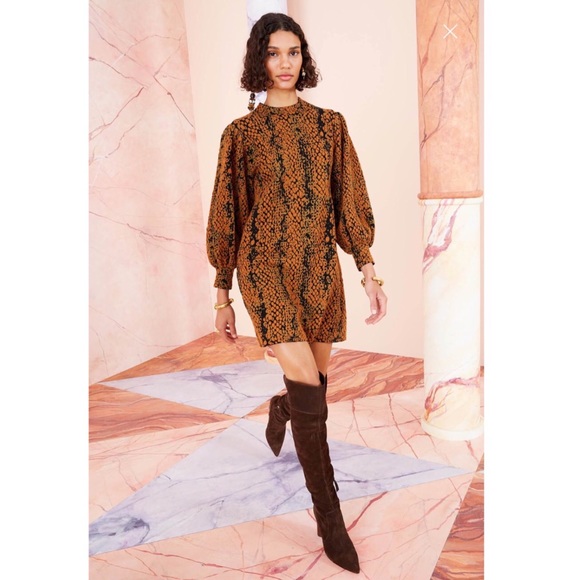 Ulla Johnson Python Lina Dress 